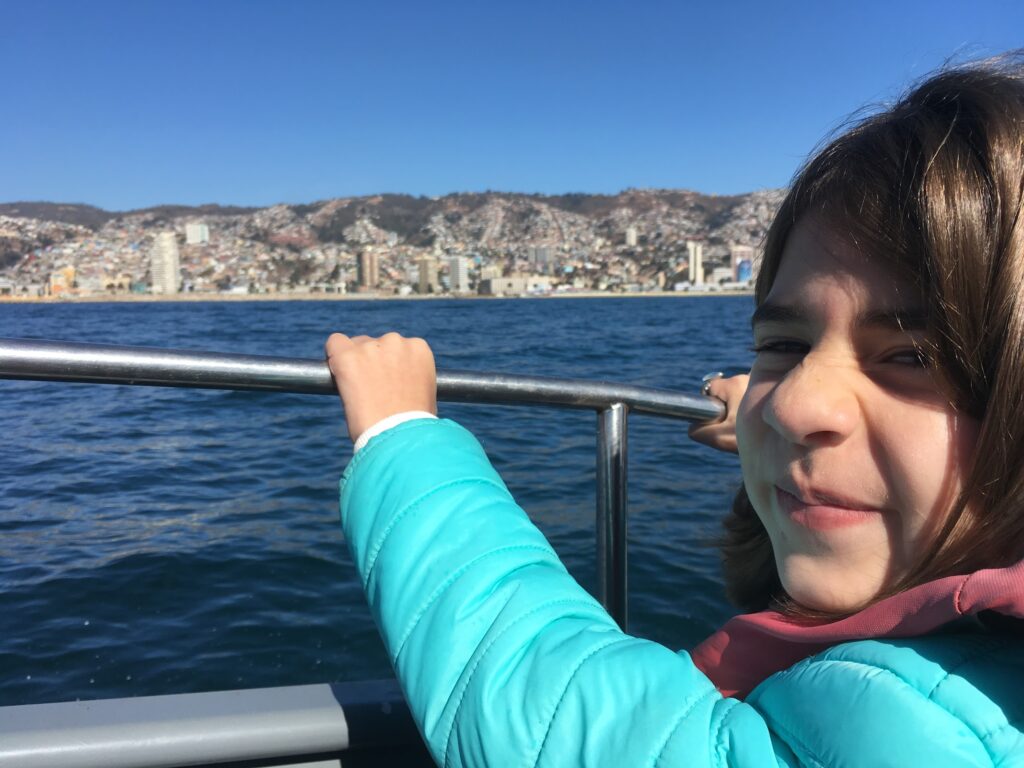 Vista Valparaiso dal mare